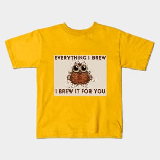 Coffee first Kids T-Shirt